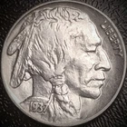 1937 Buffalo Nickel - AU - 5C