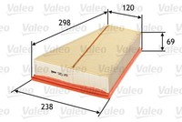 Valeo 585149 Luftfilter For Ford Ford Australia Volvo