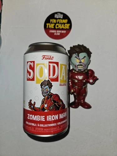 Funko Soda Zombie Iron Man Raising Repulsor Glow CHASE ships free
