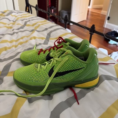 Size 7.5 - Nike Zoom Kobe 6 2010 Grinch for sale online | eBay