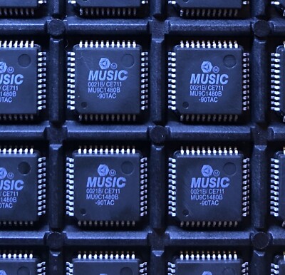 MUSIC MU9C1480B-90TAC Content Addressable SRAM, 1KX64, 90ns, CMOS, PQFP44  Qty.1
