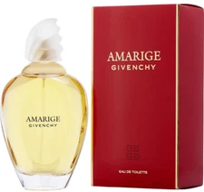 AMARIGE 3.3 OZ EAU DE TOILETTE SPRAY NEW PCKGING GIVENCHY WOMEN PERFUME BENT BOX
