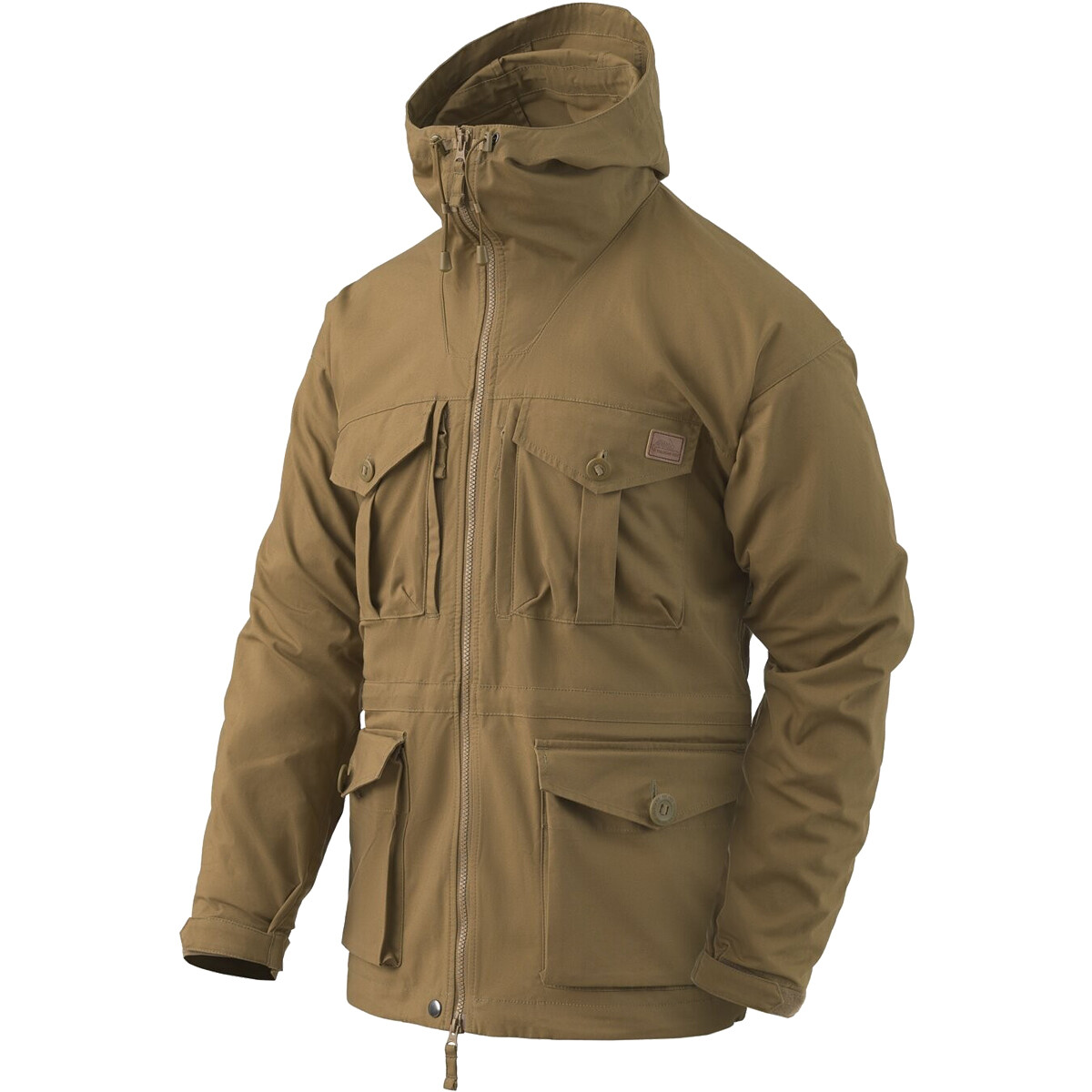 Chaqueta guardapolvo Helikon SAS Hombre Abrigo Táctico Militar Coyote