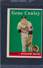 1958 Topps #431 Gene Conley Braves EX 58T431-82515-5
