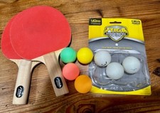 STIGA Ping Pong Paddle Table Tennis Set of 2 7 Ping Pong Balls