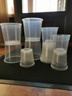 15 x ORCHID POTS = 1 X 21cm + 3 x 19cm + 3 x 17cm + 4 x 15cm  + 4 x 12cm ALL NEW