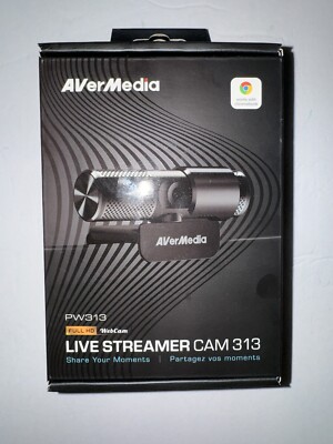 AVerMedia Live Streamer CAM Full HD 1080P Streaming Webcam  PW313