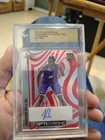 2022-23 Leaf Optichrome 1/1 Proof Keon Ellis Prismatic Red Auto Rookie, RC Slab