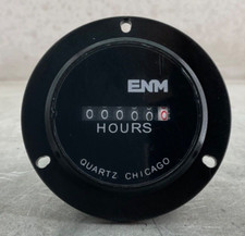 NEW ENM T50B52 QUARTZ AC HOUR METER 6-DIGIT DISPLAY 115VAC 0.4WATT 99,999.9 HRS