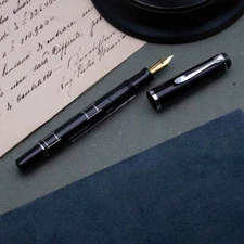 Pelikan - M215 Rectangles 2008-20013 - Fountain Pen - FP NIB F Steel