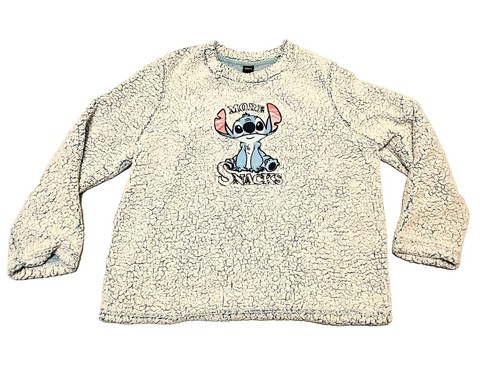 Disney Lilo And Stitch "More Snacks" Sleepwear PJ Top Women's Size 2X - Picture 2 of 10