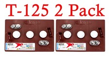 x2  Trojan T-125 T125 6 Volt 240 Ah Flooded Lead Acid Deep Cycle Battery