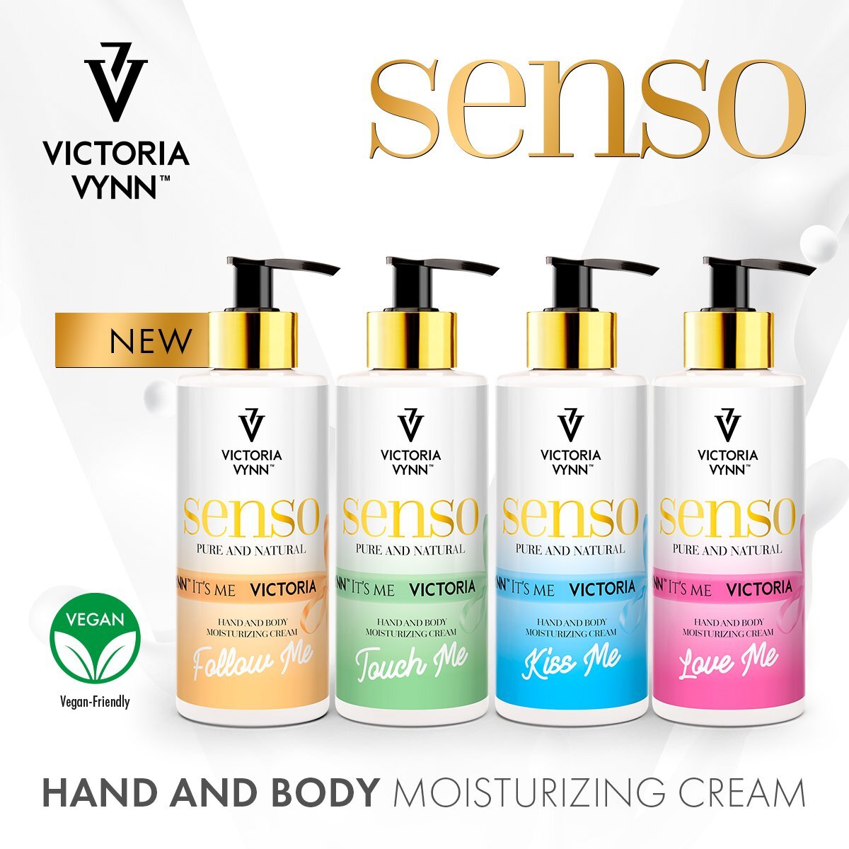 VICTORIA VYNN Senso Pure Natural Hand and Body Moisturizing Cream