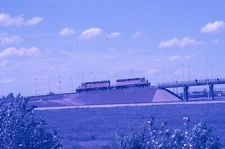 Duplicate Train Slide Union Pacific #3046 07/1986 N. Platte Nebraska