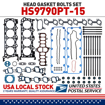 Fit For 00-04 Ford F150 F350 Expedition Excursion E150 Head Gasket Set Bolts US