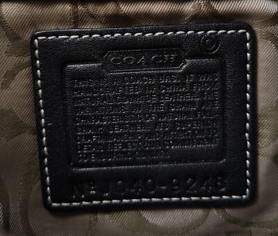 Coach 9248 MEDIUM Vintage Soho Y2K Black Leather Shoulder Bag | eBay