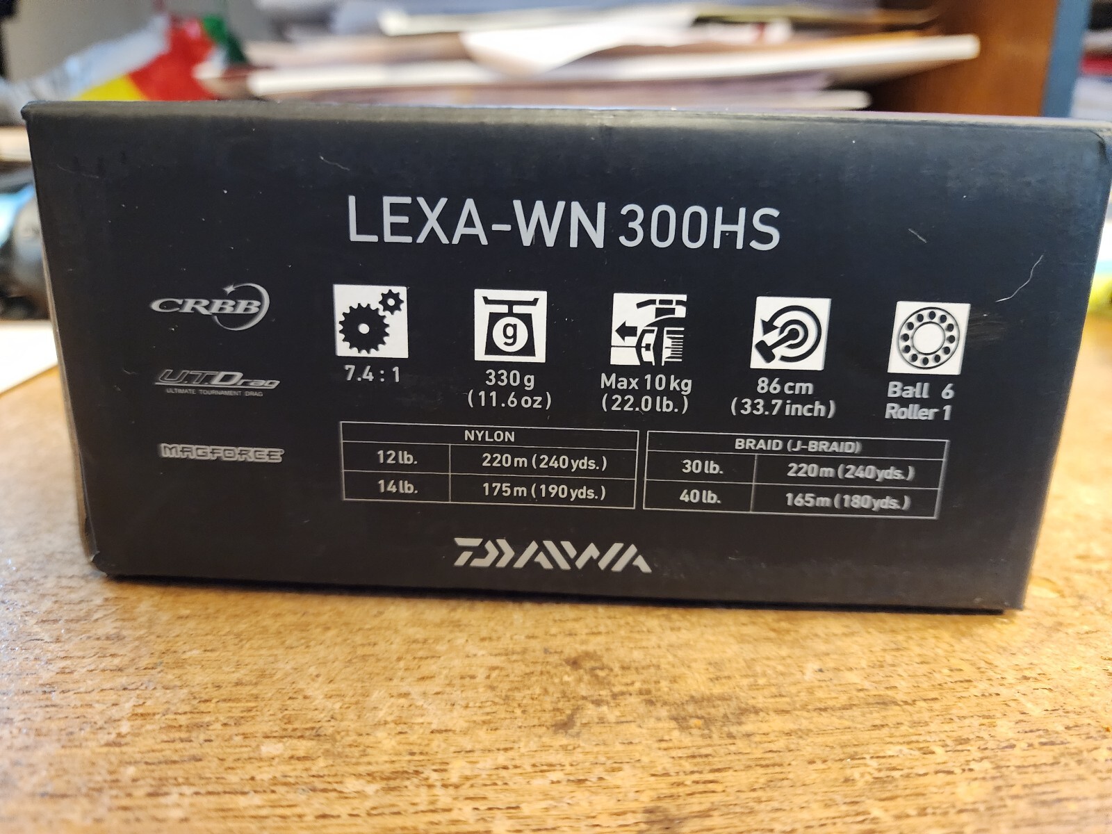 Daiwa LX-WN300HS Lexa WINN 300 Size Baitcast Reel - Black