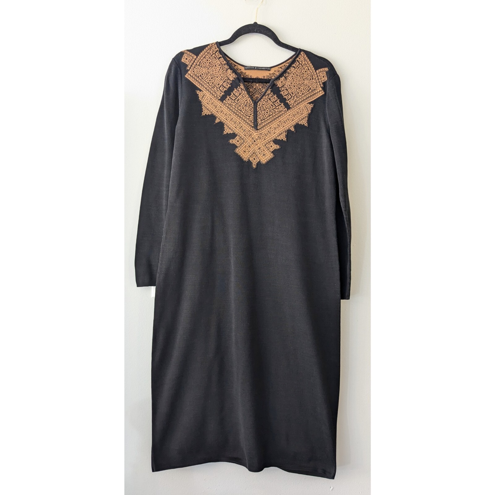 Peruvian Connection Arabesques Border Sheath Dres… - image 1