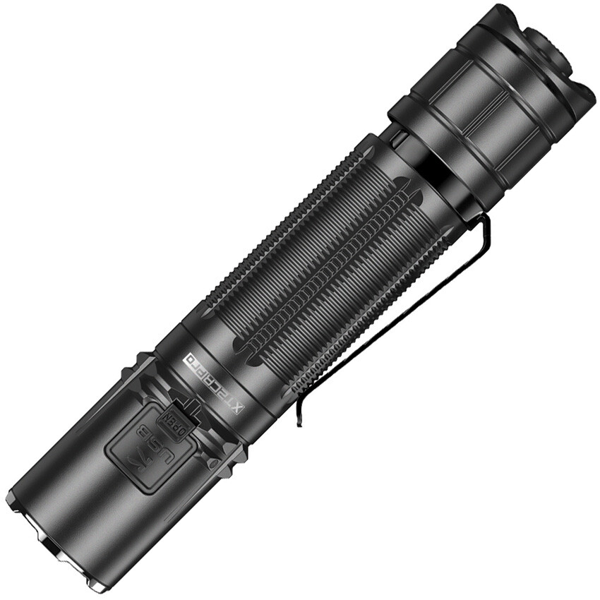 Klarus XT2CR Pro Tactical Flashlight Rechargeable Resists Water