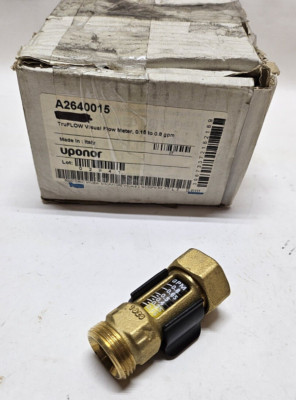 Uponor Wirsbo A2640015 TrueFlow Visual Flow Meter  0.15-0.8gpm