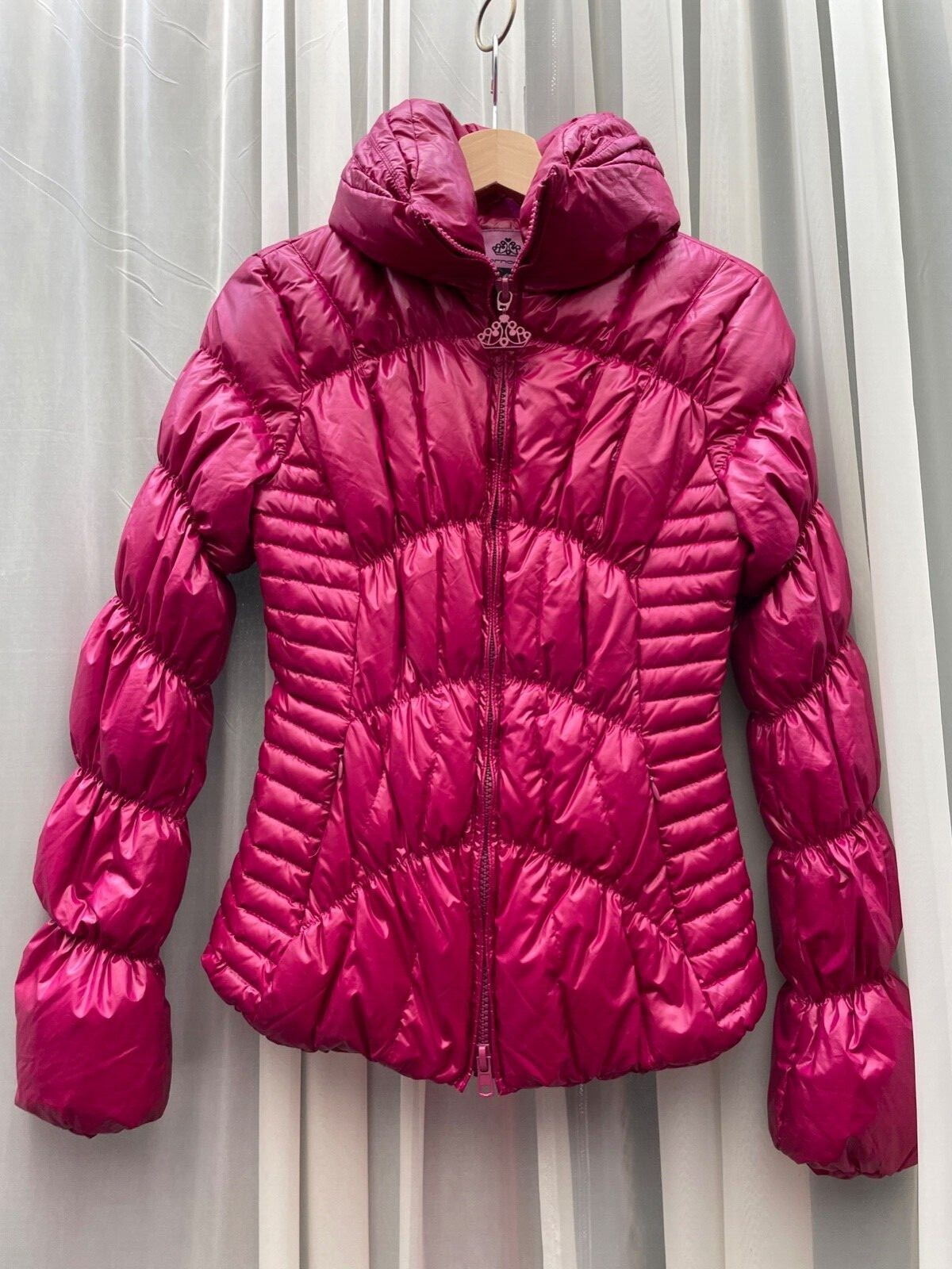 LOVELY FORNARINA QUILTED  PINK JACKET SIZE S image 9