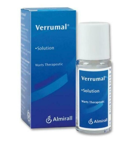 Almirall Authentic Verrumal Solution for Effective Removal of Warts ...