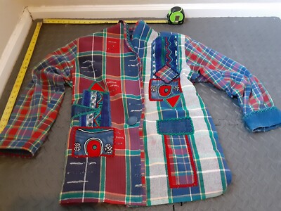 Vintage ''Crystal'' Denim Jacket Women's Medium Rare Patchwork One of a Kind #S156