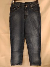 Lee Vintage Womens Size 8 Dark Denim Blue Jeans