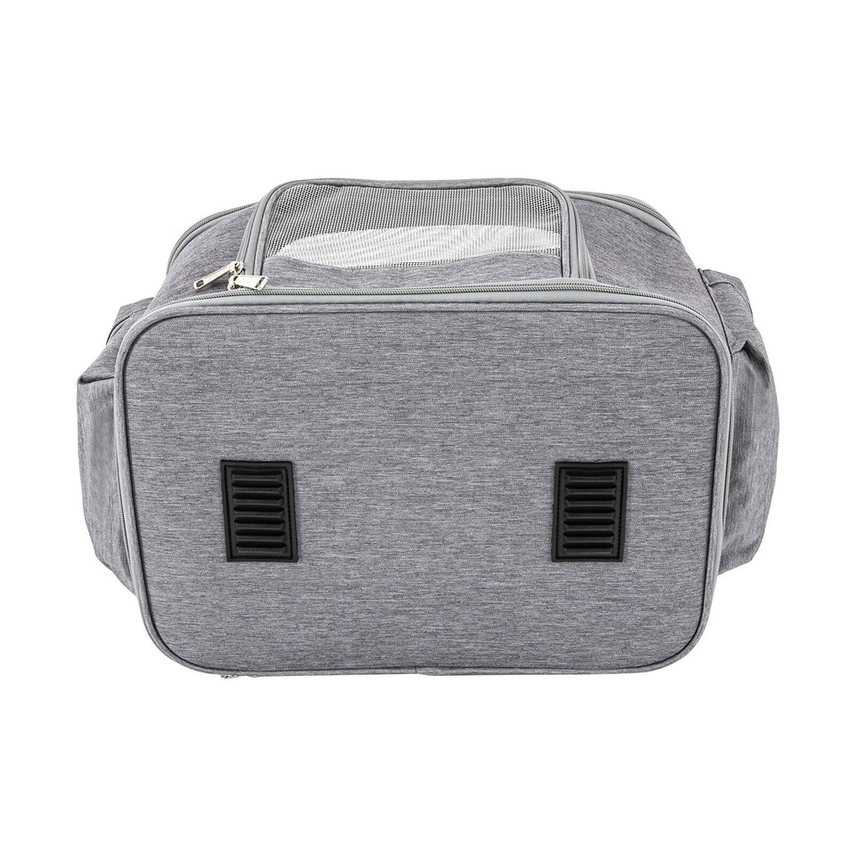 Collapsible Pet Carrier Pet Bag Crey Pet Travel Bag Oxford Waterproof