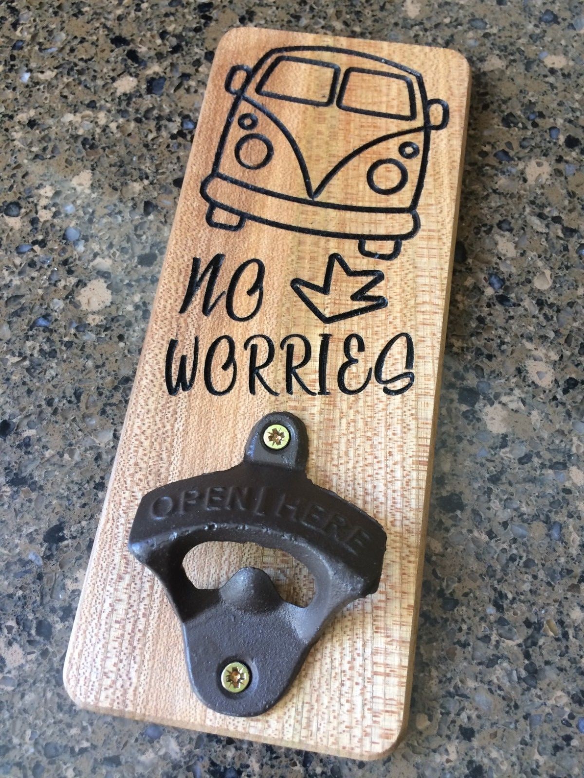 Cool Retro Surf board Bottle Opener Hand Crafted by leading longboard