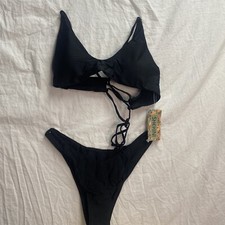 Shekini Bikini 2-Piece Black Size L