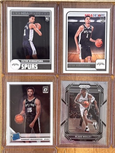 (31) San Antonio Spurs Rookie Prizm Lot w/ Auto & WEMBANYAMA - Picture 9 of 13