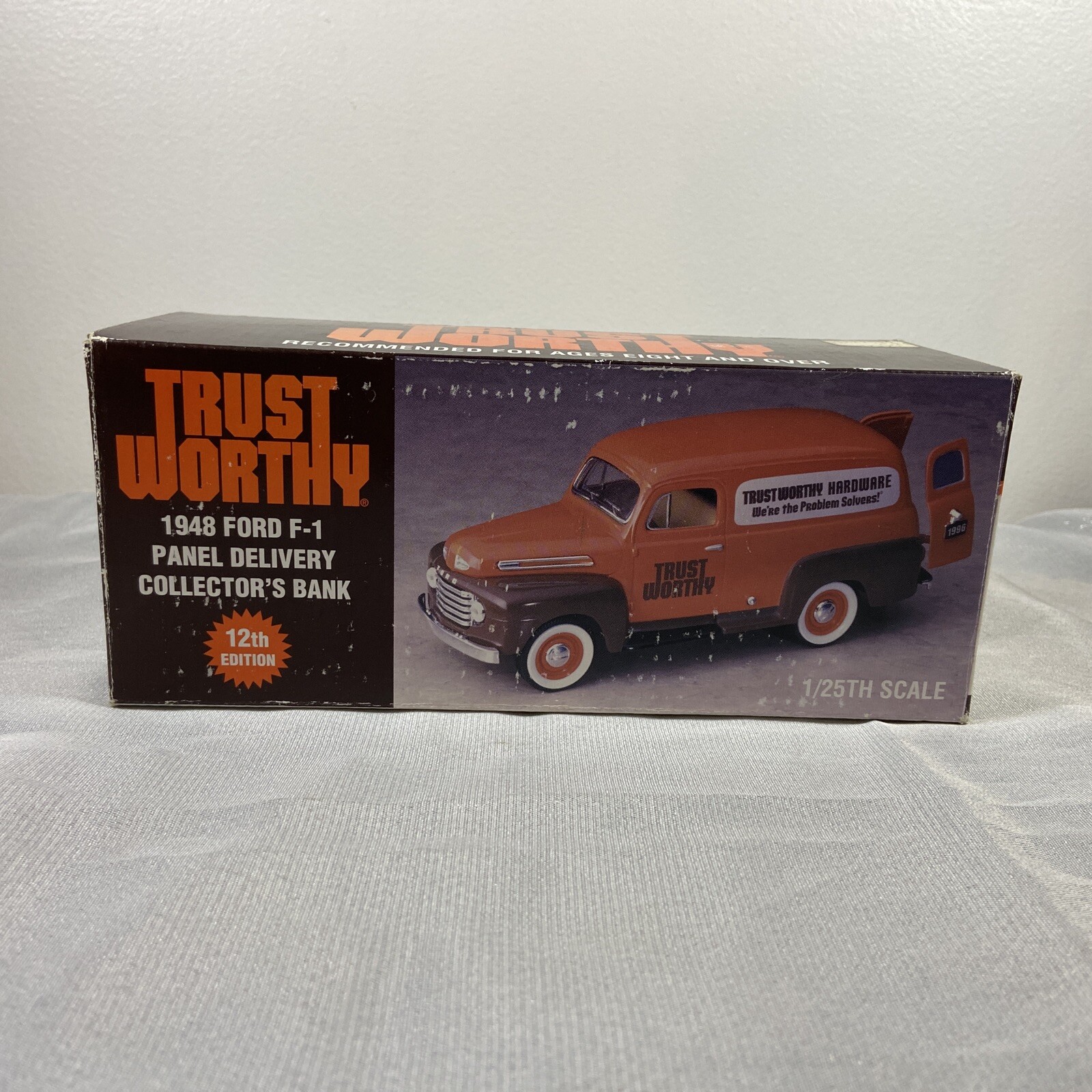 Trust Worthy 1/25th 1948 Ford F-1 Panel Delivery Diecast Bank NOB