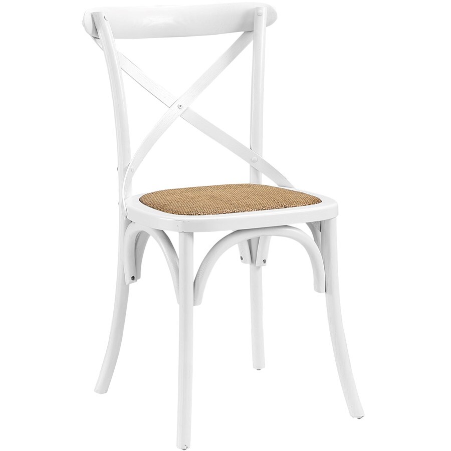 Modway Furniture Gear Dining Side Chair, White - EEI-1541-WHI