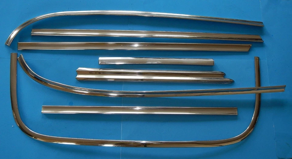 DE SOTO SUBURBAN 1952 1953 OEM MOLDURAS EXTERIORES MOLDURAS MOLDURAS 8 PIEZAS. Foto 2 de 4