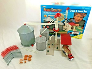 ertl grain bin set