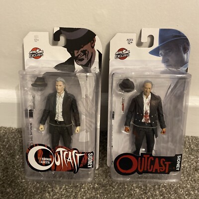 2x OUTCAST Sidney Collectible Bloody Actionfigur - TV / Comic Versionen Bb9a