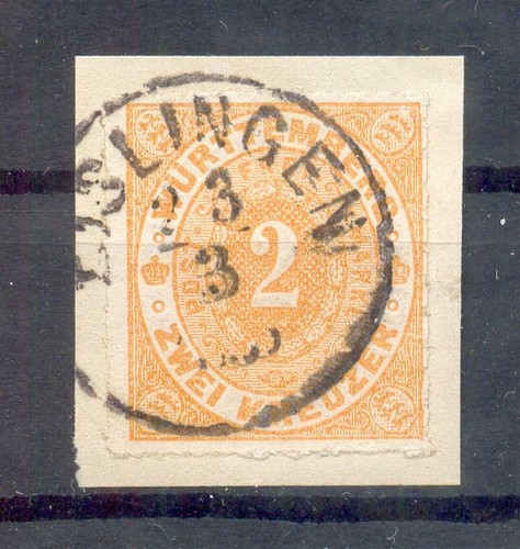 Württemberg 37A Splendid His Gest. Luxury Letter 170EUR (13158)