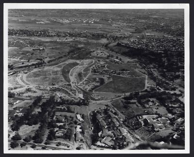 AERIAL PHOTO 8 x 10 inch *  May 1970 location? Los Angeles County Engineer dept