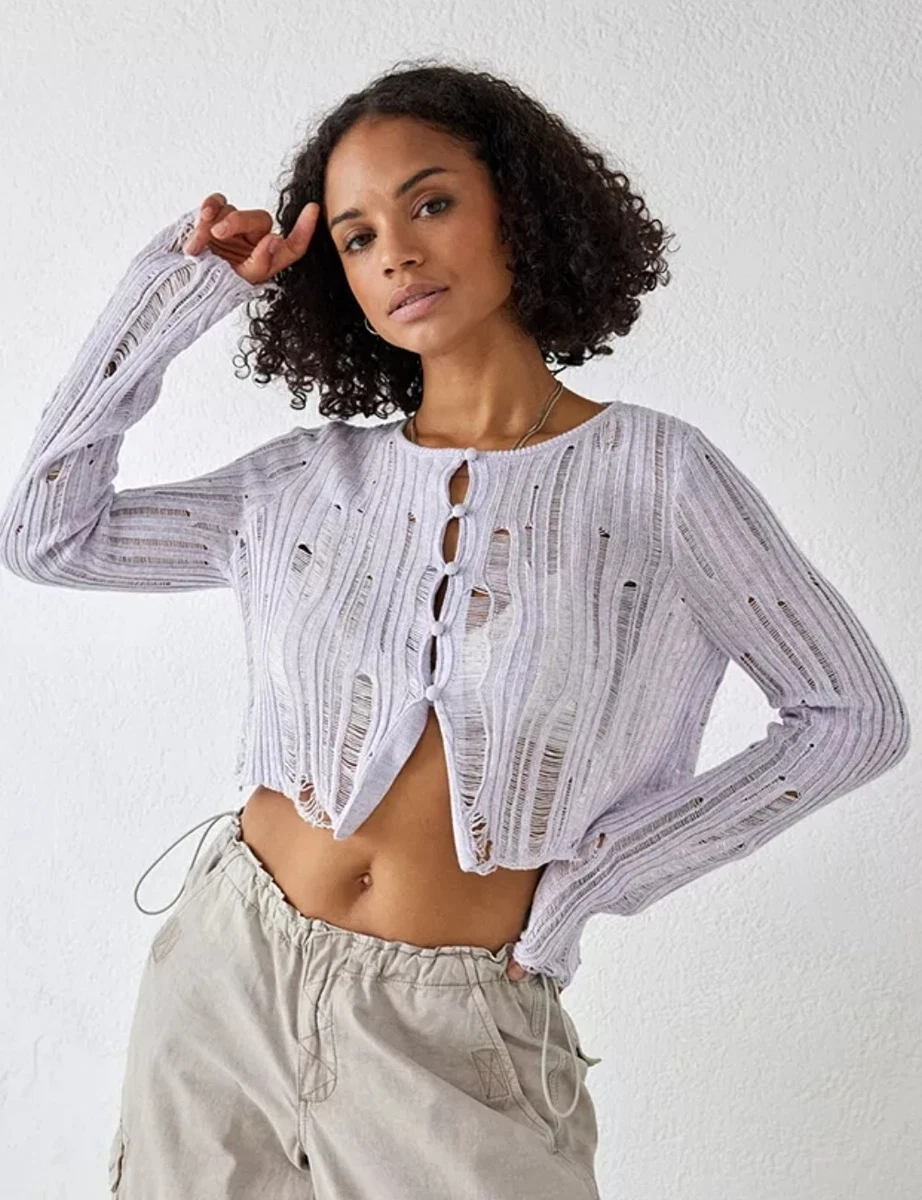 Urban outfitters store cropped cardigan