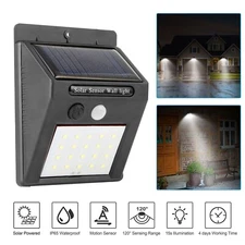 Upgraded Solar Motion Sensor Light – Energy-Efficient,Waterproof,Ease to Install