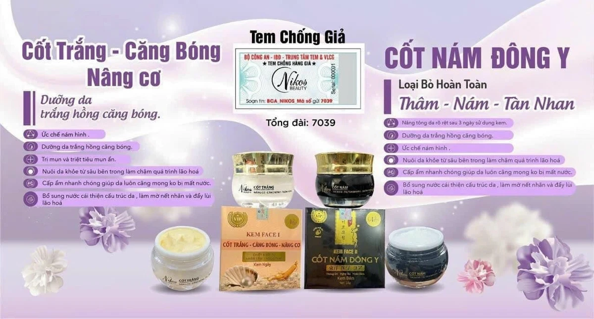 Original Nicos Kem Face Mau Moi Ngay Cot Nam Dong y Day and Night Cream