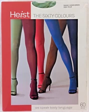Heist THE SIXTY COLOURS Loden Green 60 DEN Tights Size US Small NEW