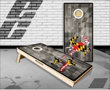 Maryland Crab Duck wood Cornhole Boards Bean Bag Toss Game