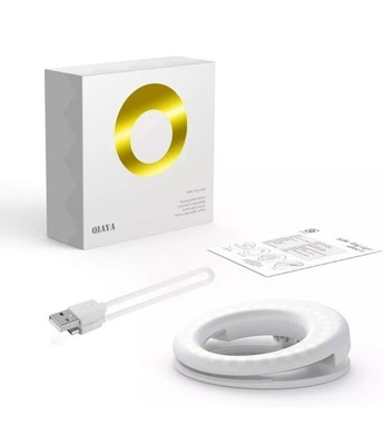Selfie Light Ring Lights LED Circle Cell Phone Laptop Camera WHITE NEW