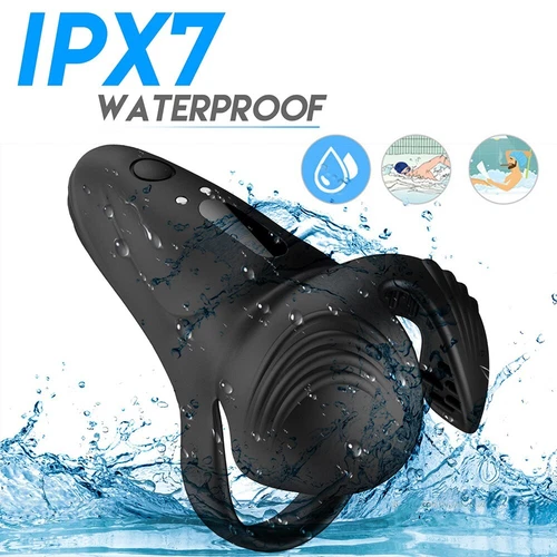 Vibrating Cock Ring Penis Ring Vibrator Testicular stimulation Sex Toys for Men - Picture 11 of 11