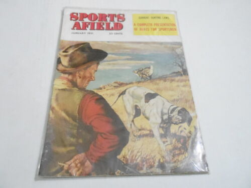 JAN 1951 SPORTS AFIELD vintage fishing hunting magazine - Picture 1 of 1