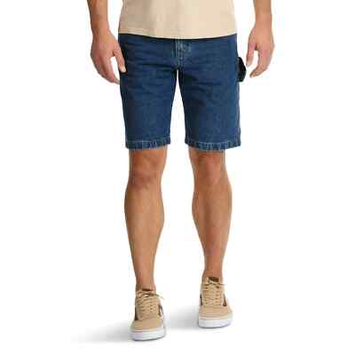 Wrangler 64WC2ZD Men's Loose Fit Carpenter Denim Shorts