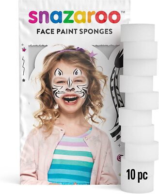 Snazaroo High Density Make Up Schwamm weiß Gesicht & Körper Make-up FX Effekte Posten