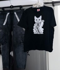 Kappa Japan Tracksuit Pant And T Shirt Large Men  s